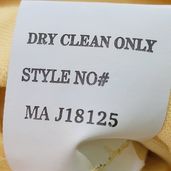 INSIGHT Yellow Button Down Blazer Size 10 - Picture 5 of 8